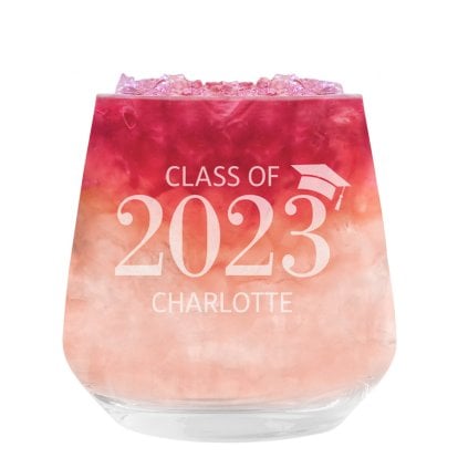 Personalised Class of Year Graduation Premium Tumbler Glass