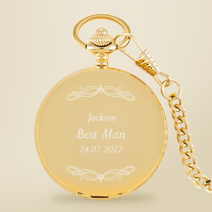Personalised Classic Fob Pocket Watch 