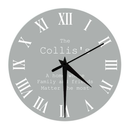 Personalised Clock - Any Message