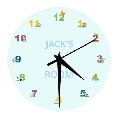 Personalised Clock for Boys