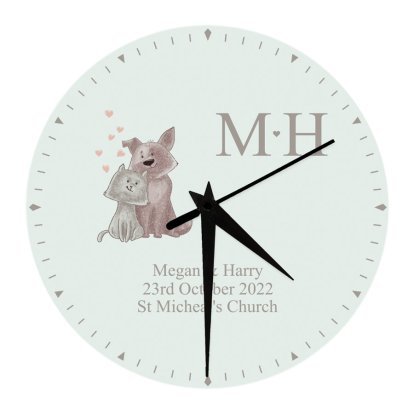 Personalised Clock for Couples