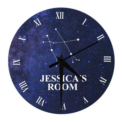 Personalised Clock - Star Signs