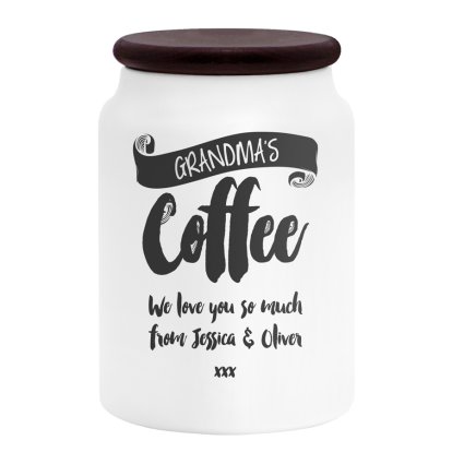 Personalised Coffee Storage Jar