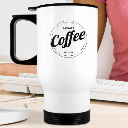 Personalised CoffeeTravel Mug 