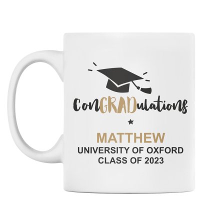 Personalised Congradulations Mug
