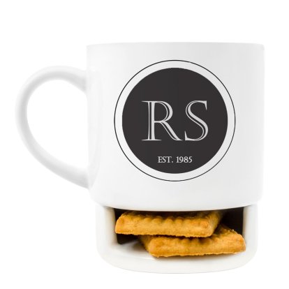 Personalised Cookie Mug - Any Initials
