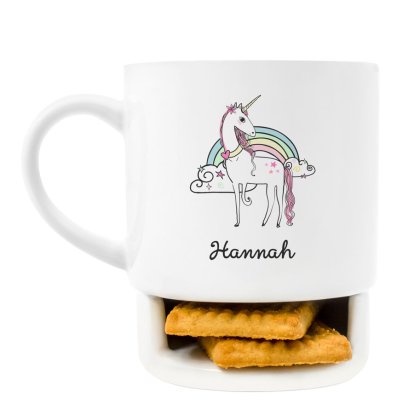 Personalised Cookie Mug - Unicorn