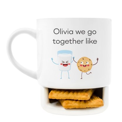 Personalised Cookie Mug - We Go Together