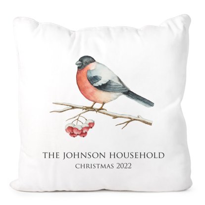 Personalised Cushion Cover - Robin