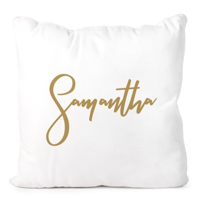 Personalised Cushion Cover - Script Name