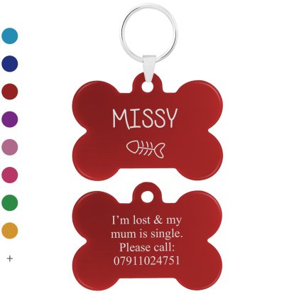 Personalised Custom ID Tag for Cats 