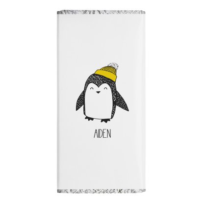 Personalised Cute Penguin Chocolate Bar for Boys