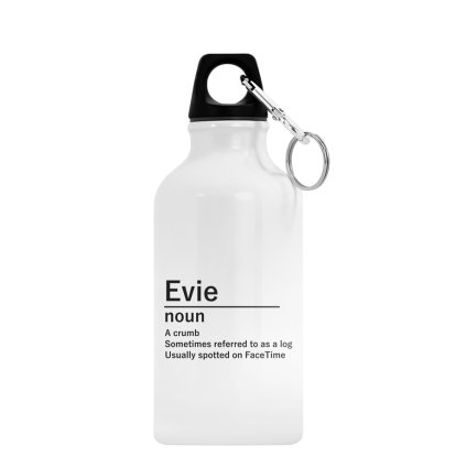 Personalised Definition Water Bottle