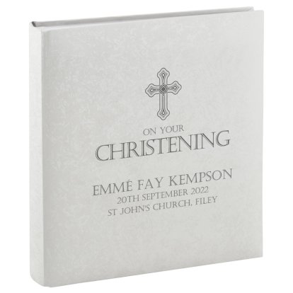 Personalised Deluxe Photo Album - On Your Christening