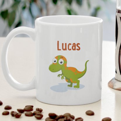 Personalised Dinosaur Mug 