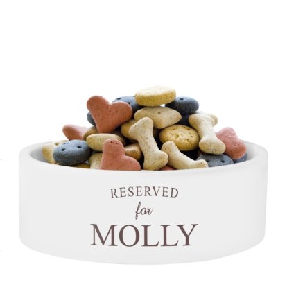 Personalised Dog Bowl - Reserved For