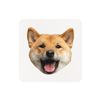 Personalised Dog Face Coaster