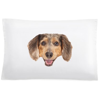 Personalised Dog Face Pillowcase