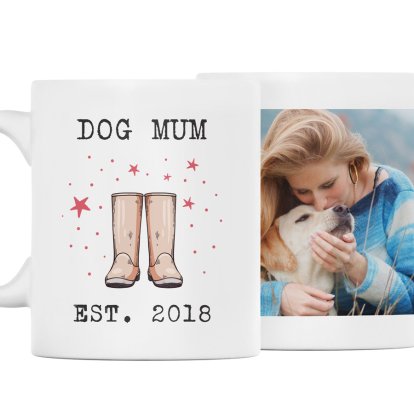 Personalised Dog Mum Photo Mug