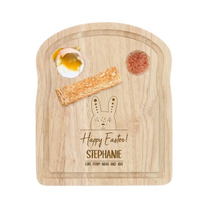 Personalised Easter Breakfast Toast Board