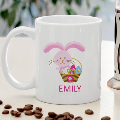Personalised Easter Bunny Mug for Girls Photo 3