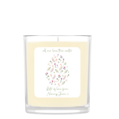 Personalised Easter Gift Scented Candle