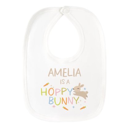 Personalised Easter Rabbit Baby Bib