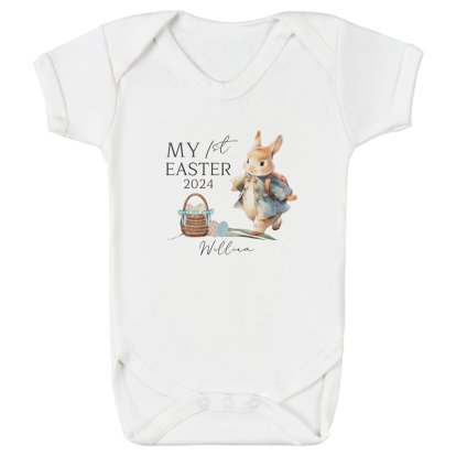 Personalised Easter Rabbit Baby Bodysuit