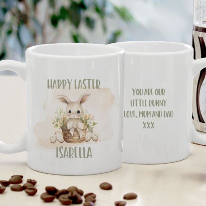 Personalised Easter Rabbit Mug