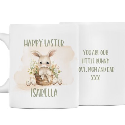 Personalised Easter Rabbit Mug