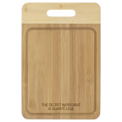 Personalised Eco-Friendly Bamboo Carving Board