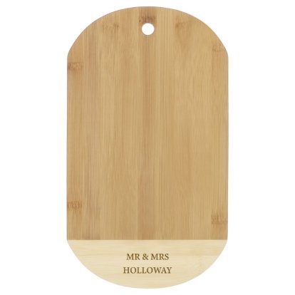 Personalised Eco-Friendly Classic Bamboo Chopping Board