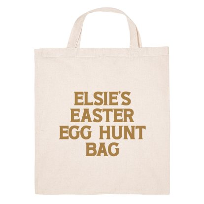 Personalised Egg Hunt Bag for Easter