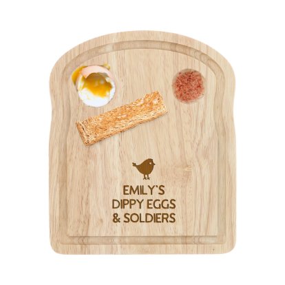 Personalised Egg & Soldiers Breakfast Board