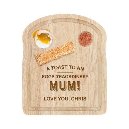 Personalised Egg & Toast Breakfast Board