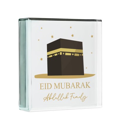 Personalised Eid Glass Keepsake