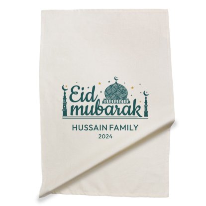 Personalised Eid Kitchen Tea Towel