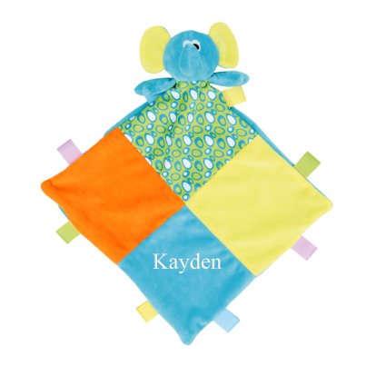 Personalised Elephant Baby Comforter