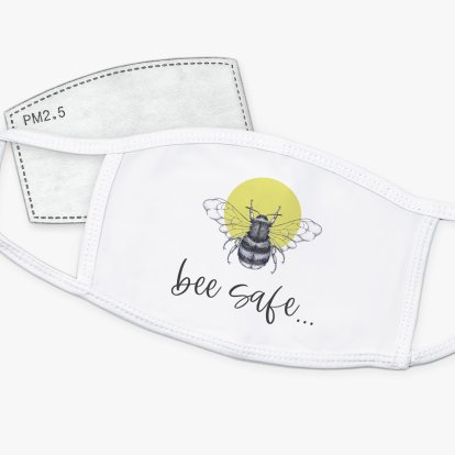 Personalised Face Mask - Bee Safe