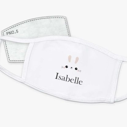 Personalised Face Mask - Bunny