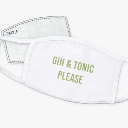 Personalised Face Mask - G&T Please
