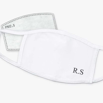 Personalised Face Mask - Initials