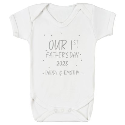 Personalised Father's Day Baby Bodysuit