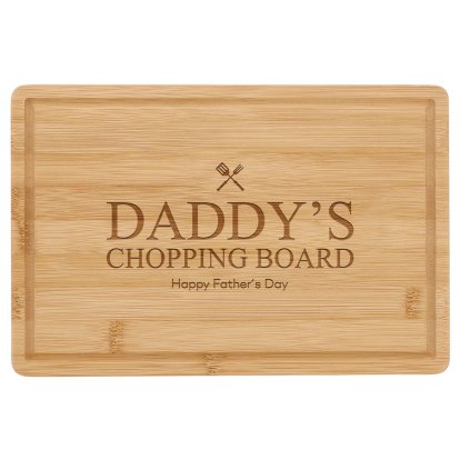 Personalised Father's Day Bamboo Chopping Board