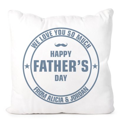 Personalised Father's Day Cushion Cover