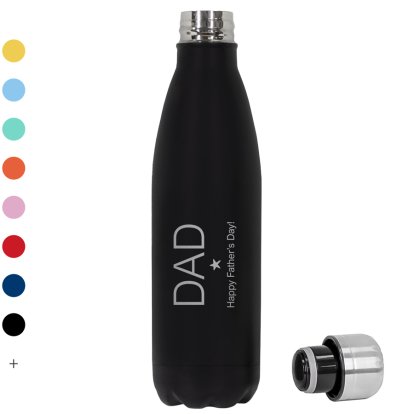 Personalised Father's Day Insulated Water Bottle