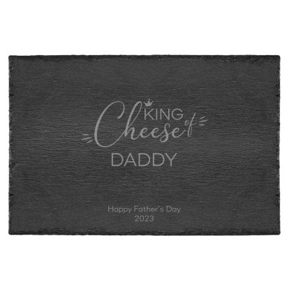 Personalised Father's Day Large Slate Cheese Board