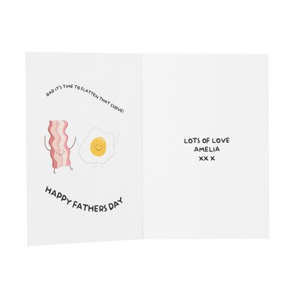 Personalised Father's Day Message Card -  Flatten That Curve