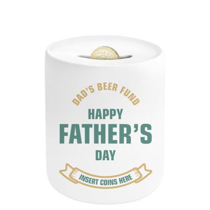 Personalised Father's Day Money Box