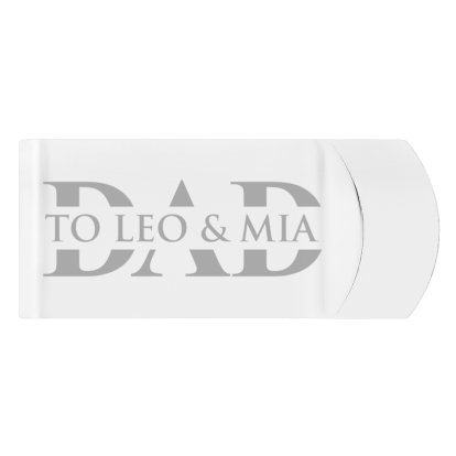 Personalised Father's Day Money Clip